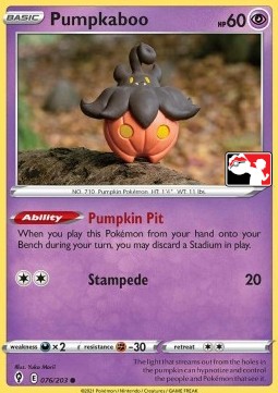 Pumpkaboo 076 — Play! Pokémon Prize Pack Series One (English Pokémon TCG card)