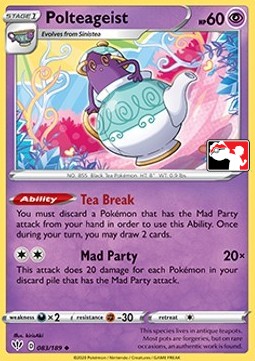Polteageist 083 — Play! Pokémon Prize Pack Series One (English Pokémon TCG card)