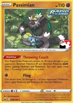 Passimian 088 — Play! Pokémon Prize Pack Series One (English Pokémon TCG card)