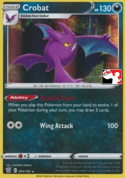 Crobat 091 — Play! Pokémon Prize Pack Series One (English Pokémon TCG card)