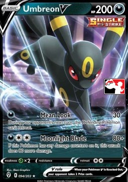 Umbreon V 094 — Play! Pokémon Prize Pack Series One (English Pokémon TCG card)