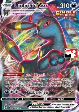 Umbreon VMAX 095 — Play! Pokémon Prize Pack Series One (English Pokémon TCG card)
