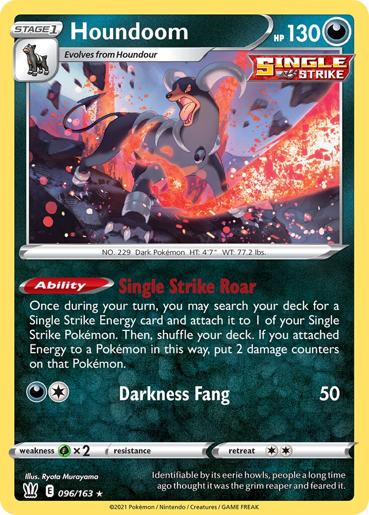 Houndoom 096 — Play! Pokémon Prize Pack Series One (English Pokémon TCG card)