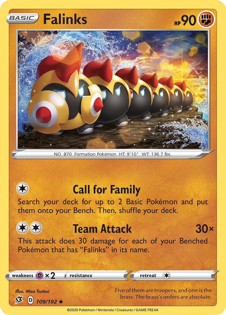 Falinks 109 — Play! Pokémon Prize Pack Series One (English Pokémon TCG card)
