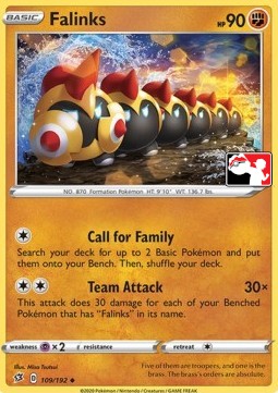 Falinks 109 — Play! Pokémon Prize Pack Series One (English Pokémon TCG card)