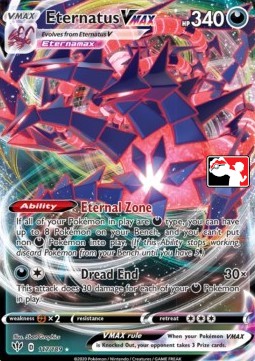 Eternatus VMAX 117 — Play! Pokémon Prize Pack Series One (English Pokémon TCG card)