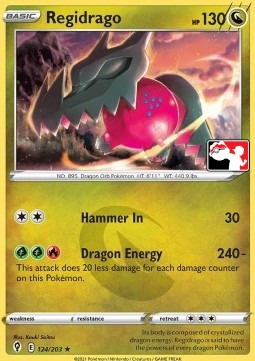 Regidrago 124 — Play! Pokémon Prize Pack Series One (English Pokémon TCG card)