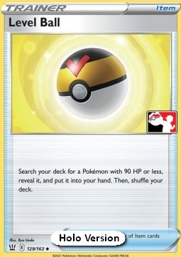 Level Ball 129 — Play! Pokémon Prize Pack Series One (English Pokémon TCG card)