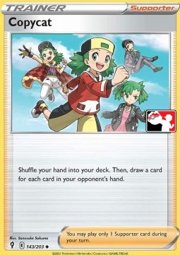 Copycat 143 — Play! Pokémon Prize Pack Series One (English Pokémon TCG card)