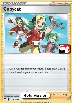 Copycat 143 — Play! Pokémon Prize Pack Series One (English Pokémon TCG card)
