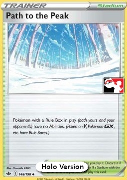 Path to the Peak 148 — Play! Pokémon Prize Pack Series One (English Pokémon TCG card)