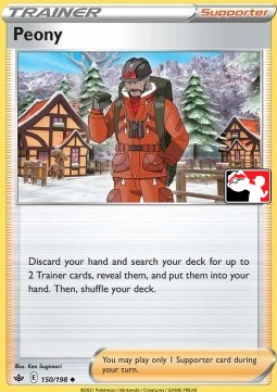 Peony 150 — Play! Pokémon Prize Pack Series One (English Pokémon TCG card)