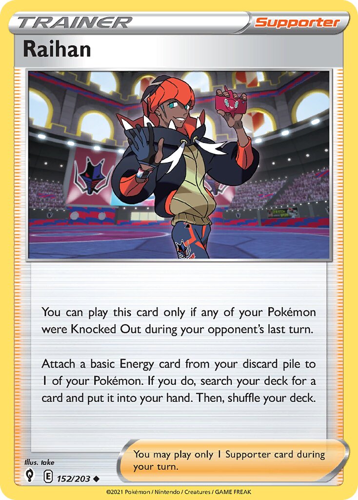 Raihan 152 — Play! Pokémon Prize Pack Series One (English Pokémon TCG card)