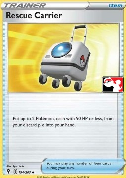Rescue Carrier 154 — Play! Pokémon Prize Pack Series One (English Pokémon TCG card)