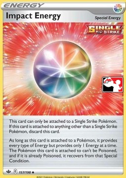 Impact Energy 157 — Play! Pokémon Prize Pack Series One (English Pokémon TCG card)