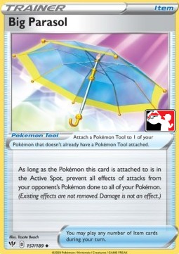 Big Parasol 157 — Play! Pokémon Prize Pack Series One (English Pokémon TCG card)