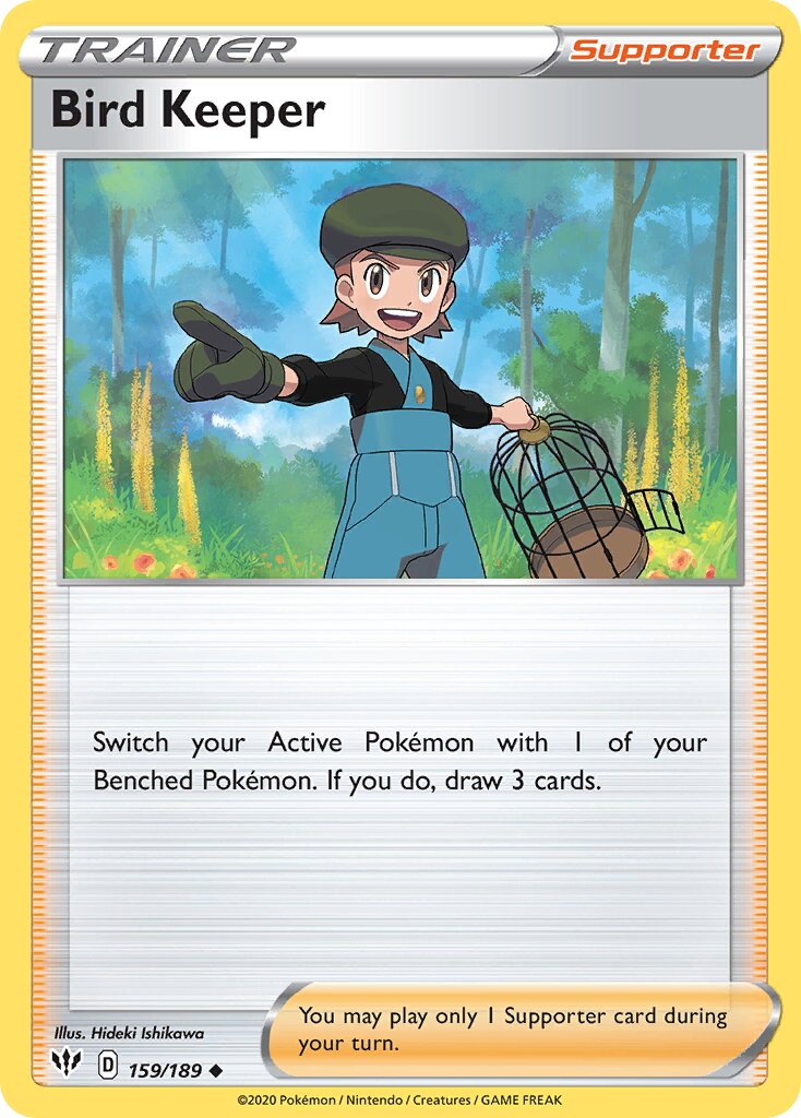 Bird Keeper 159 — Play! Pokémon Prize Pack Series One (English Pokémon TCG card)