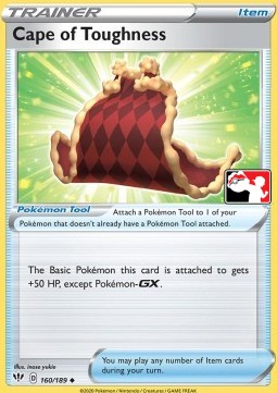 Cape of Toughness 160 — Play! Pokémon Prize Pack Series One (English Pokémon TCG card)