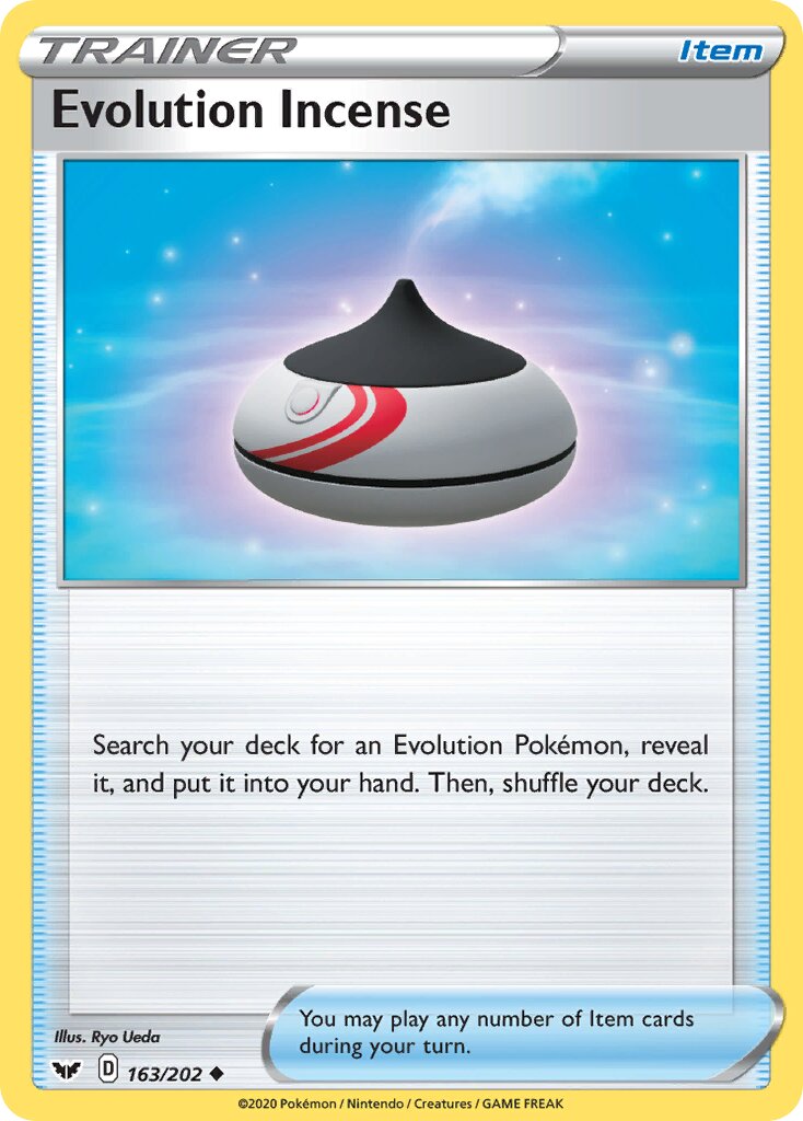 Evolution Incense 163 — Play! Pokémon Prize Pack Series One (English Pokémon TCG card)