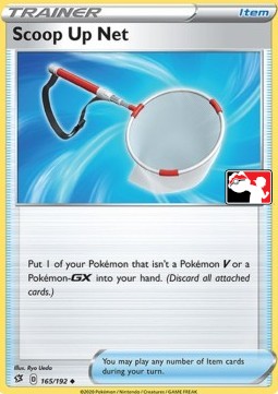 Scoop Up Net 165 — Play! Pokémon Prize Pack Series One (English Pokémon TCG card)