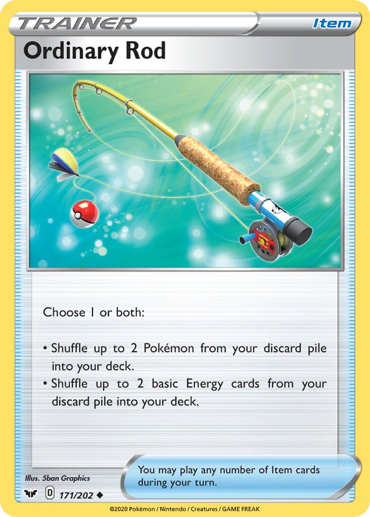 Ordinary Rod 171 — Play! Pokémon Prize Pack Series One (English Pokémon TCG card)