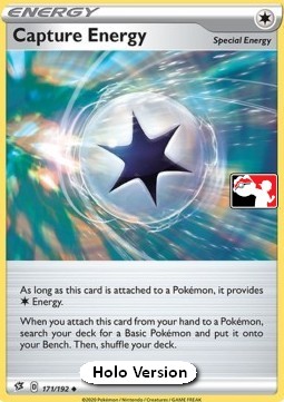 Capture Energy 171 — Play! Pokémon Prize Pack Series One (English Pokémon TCG card)
