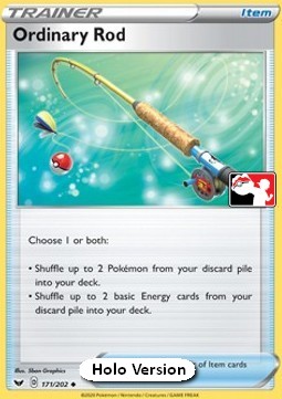 Ordinary Rod 171 — Play! Pokémon Prize Pack Series One (English Pokémon TCG card)