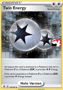 Twin Energy 174 — Play! Pokémon Prize Pack Series One (English Pokémon TCG card)