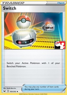 Switch 183 — Play! Pokémon Prize Pack Series One (English Pokémon TCG card)