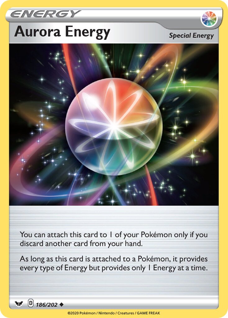 Aurora Energy 186 — Play! Pokémon Prize Pack Series One (English Pokémon TCG card)