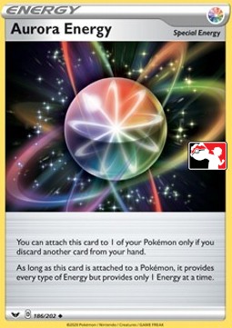 Aurora Energy 186 — Play! Pokémon Prize Pack Series One (English Pokémon TCG card)