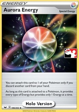 Aurora Energy 186 — Play! Pokémon Prize Pack Series One (English Pokémon TCG card)
