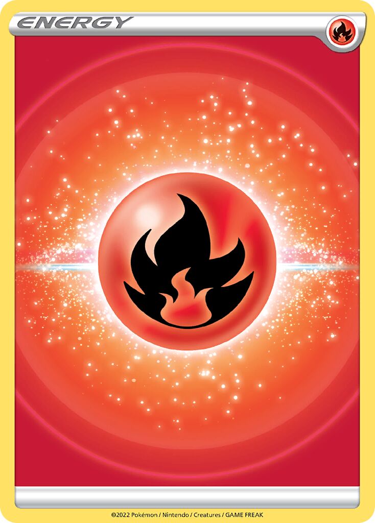 Fire Energy 002 — Play! Pokémon Prize Pack Series Three (English Pokémon TCG card)