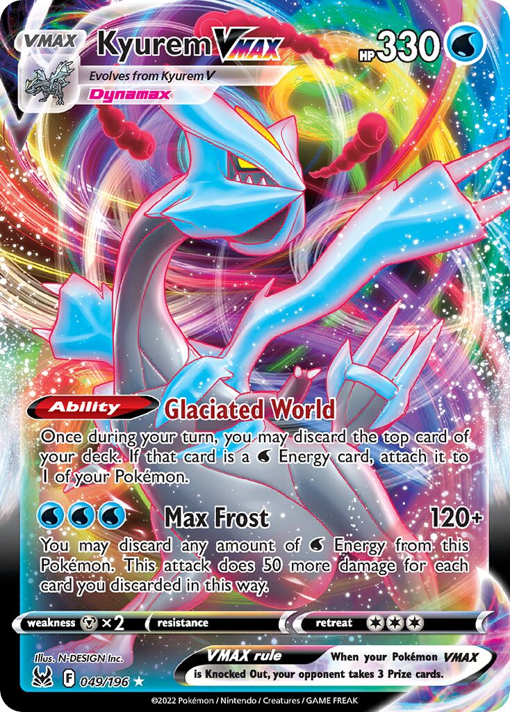 Kyurem VMAX 049 — Play! Pokémon Prize Pack Series Three (English Pokémon TCG card)