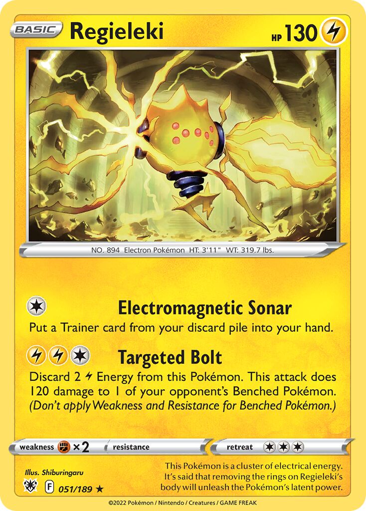 Regieleki 051 — Play! Pokémon Prize Pack Series Three (English Pokémon TCG card)