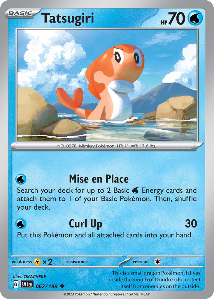 Tatsugiri 062 — Play! Pokémon Prize Pack Series Three (English Pokémon TCG card)