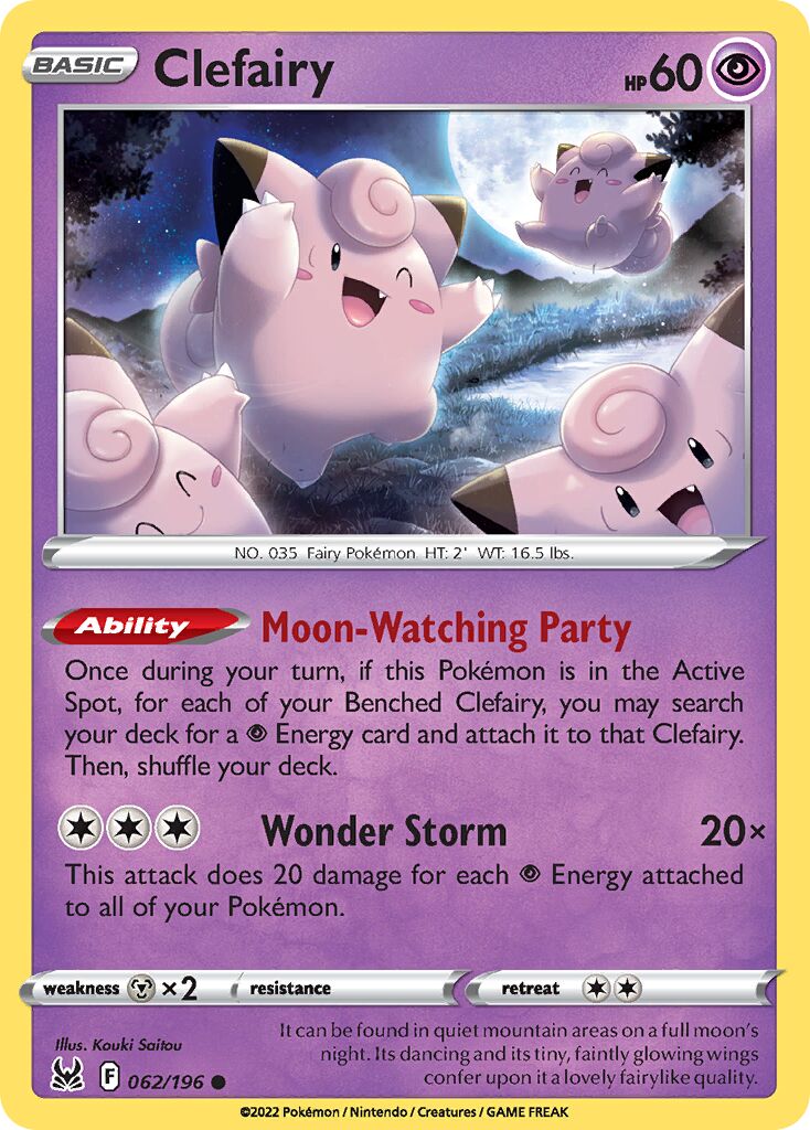 Clefairy 062 — Play! Pokémon Prize Pack Series Three (English Pokémon TCG card)