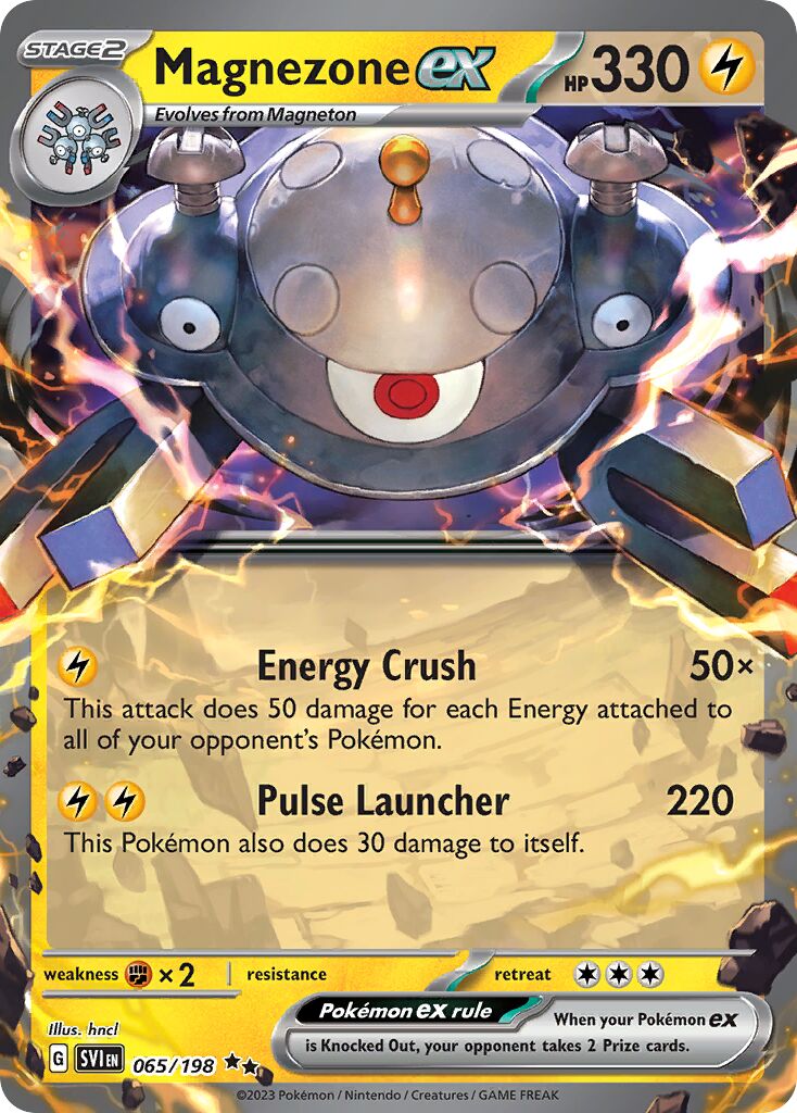 Magnezone ex 065 — Play! Pokémon Prize Pack Series Three (English Pokémon TCG card)
