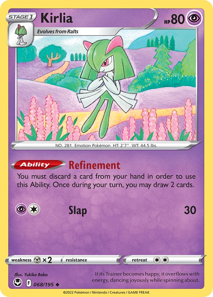 Kirlia 068 — Play! Pokémon Prize Pack Series Three (English Pokémon TCG card)