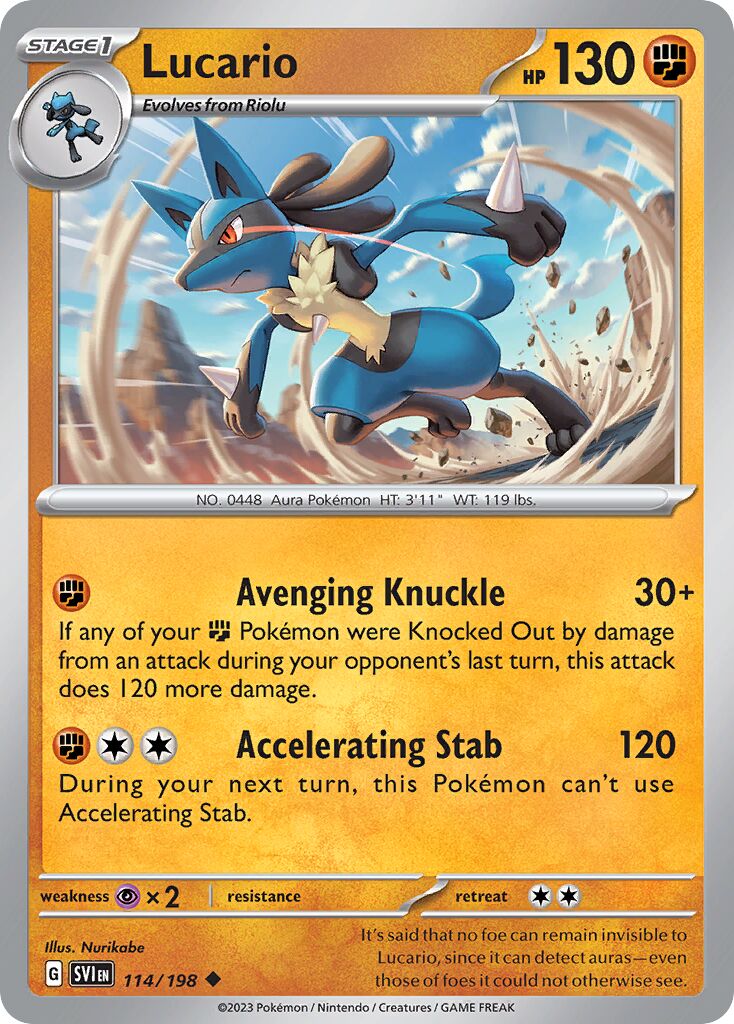 Lucario 114 — Play! Pokémon Prize Pack Series Three (English Pokémon TCG card)
