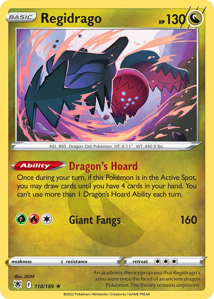 Regidrago 118 — Play! Pokémon Prize Pack Series Three (English Pokémon TCG card)