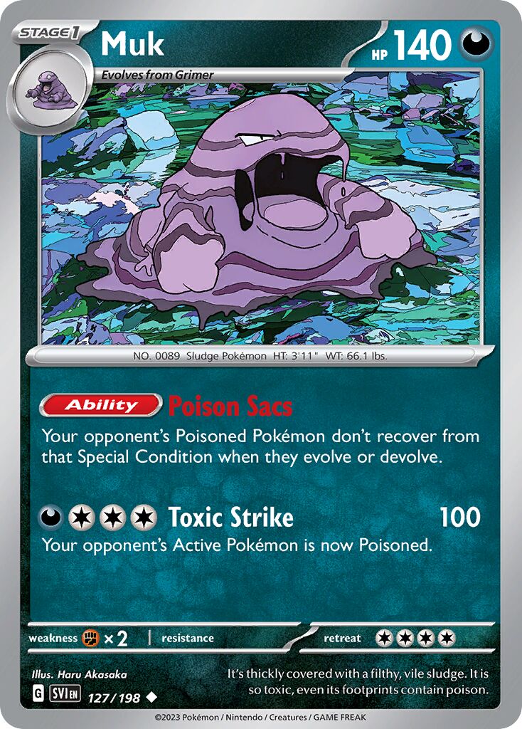 Muk 127 — Play! Pokémon Prize Pack Series Three (English Pokémon TCG card)