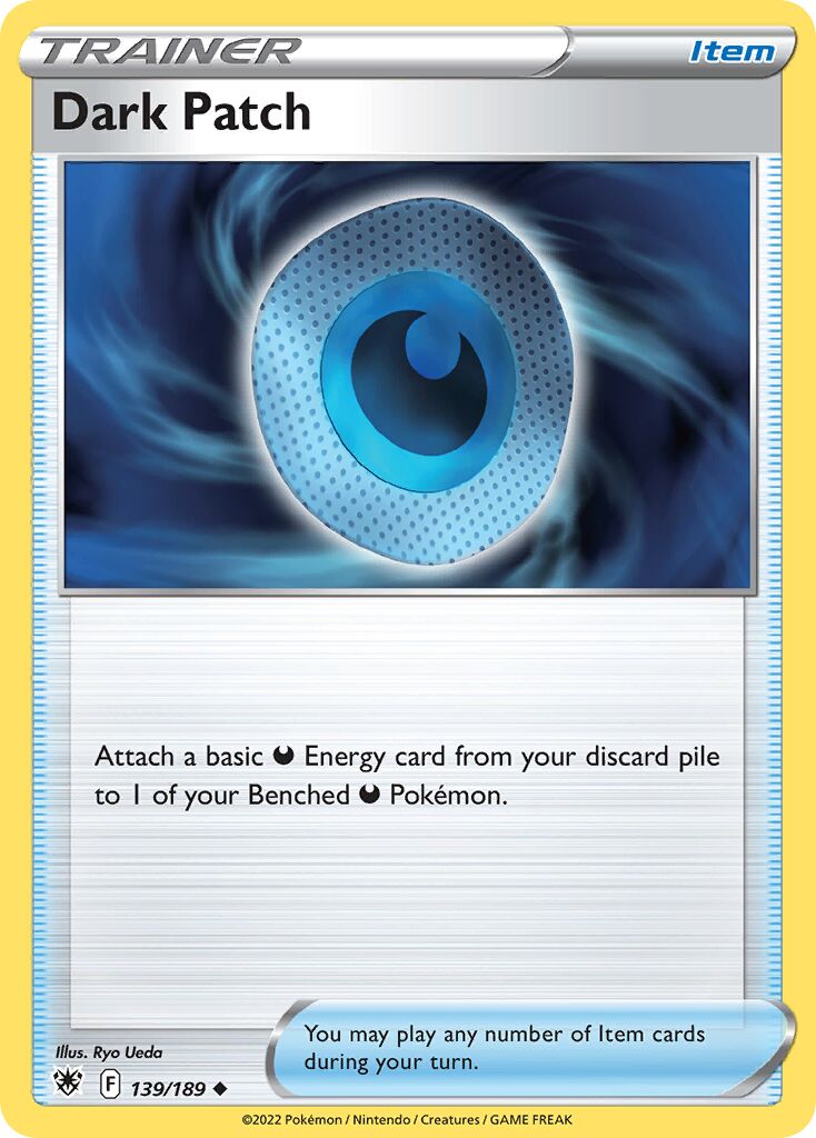 Dark Patch 139 — Play! Pokémon Prize Pack Series Three (English Pokémon TCG card)