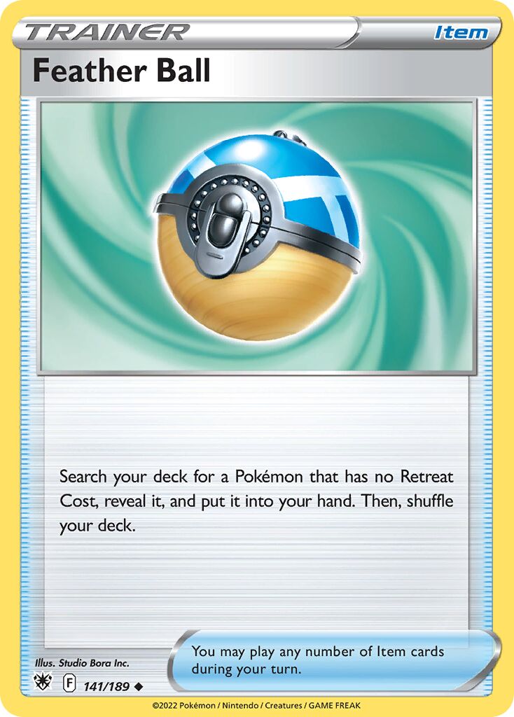 Feather Ball 141 — Play! Pokémon Prize Pack Series Three (English Pokémon TCG card)