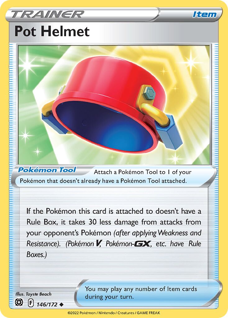 Pot Helmet 146 — Play! Pokémon Prize Pack Series Three (English Pokémon TCG card)