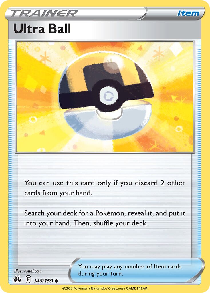 Ultra Ball 146 — Play! Pokémon Prize Pack Series Three (English Pokémon TCG card)
