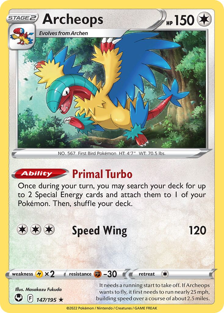 Archeops 147 — Play! Pokémon Prize Pack Series Three (English Pokémon TCG card)