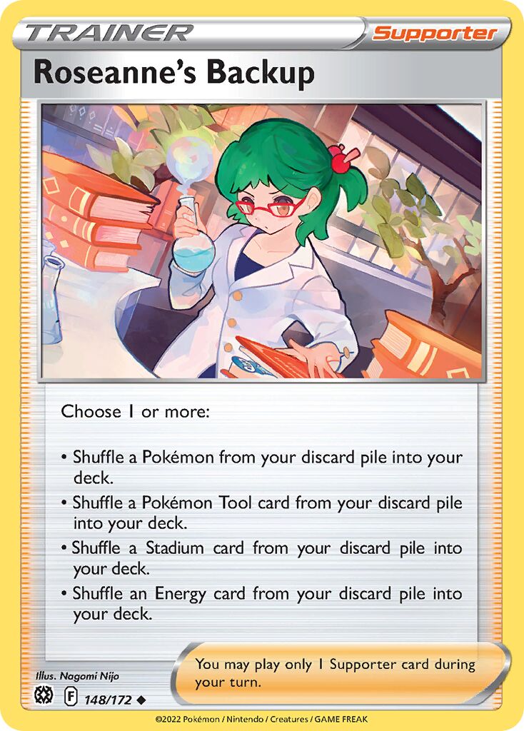 Roseanne's Backup 148 — Play! Pokémon Prize Pack Series Three (English Pokémon TCG card)
