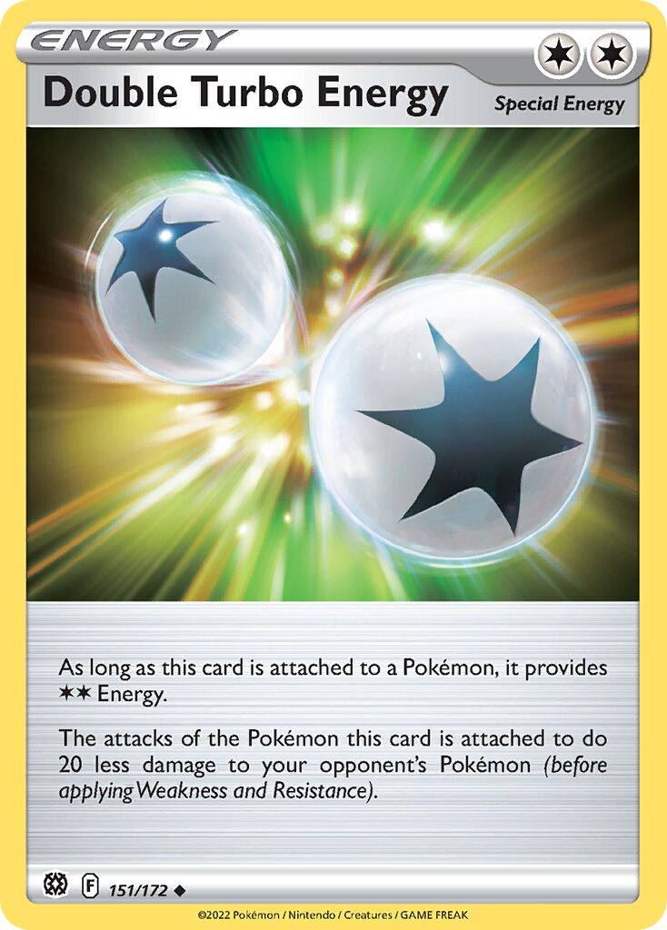 Double Turbo Energy 151 — Play! Pokémon Prize Pack Series Three (English Pokémon TCG card)