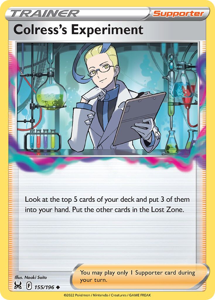 Colress's Experiment 155 — Play! Pokémon Prize Pack Series Three (English Pokémon TCG card)